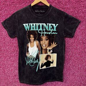 Whitney Houston Collage black tee size small